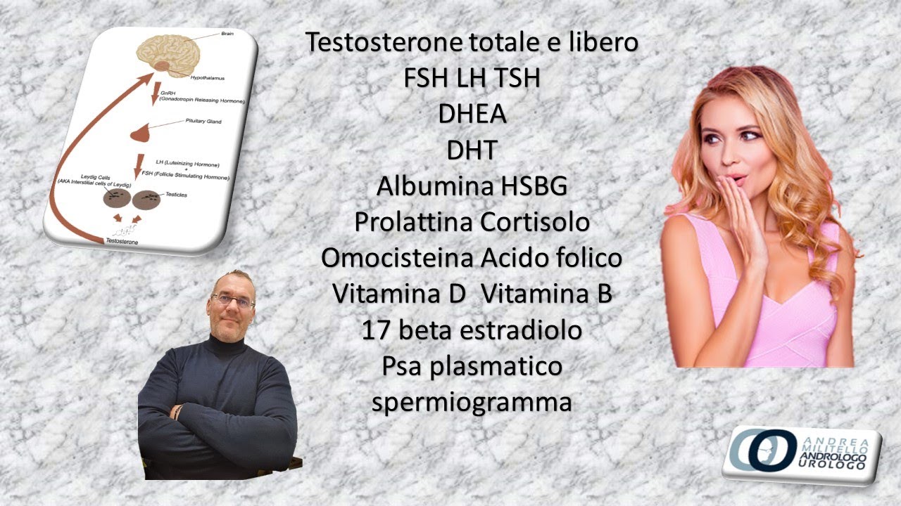 Calo della Libido e dell'erezione nell'uomo. Quali esami del sangue bisogna fare ?