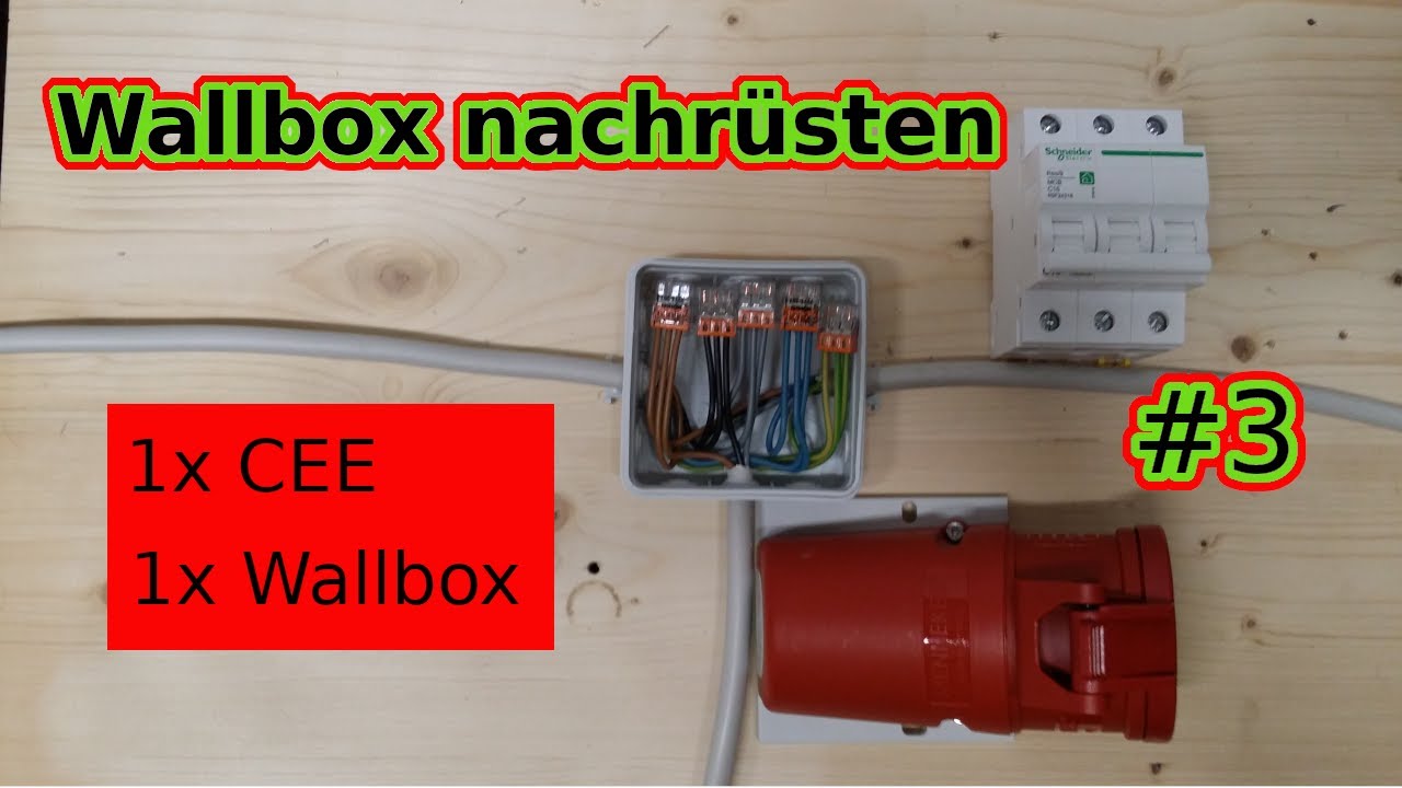 Wallbox installieren nachrüsten | CEE Steckdose und Wallbox | Selber installieren | ✅ EleKtrOniXxX✅