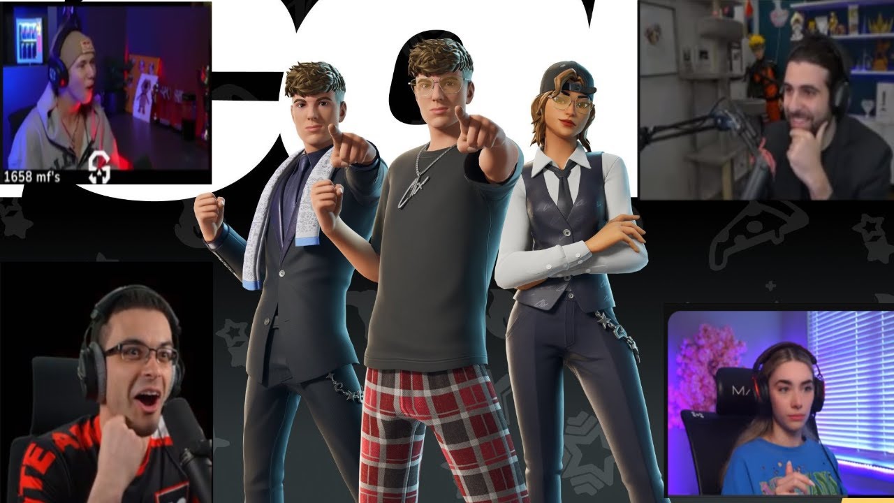 Streamers React to Clix NEW Icon SKIN #mrsavage #nickeh30 #sypherpk...
