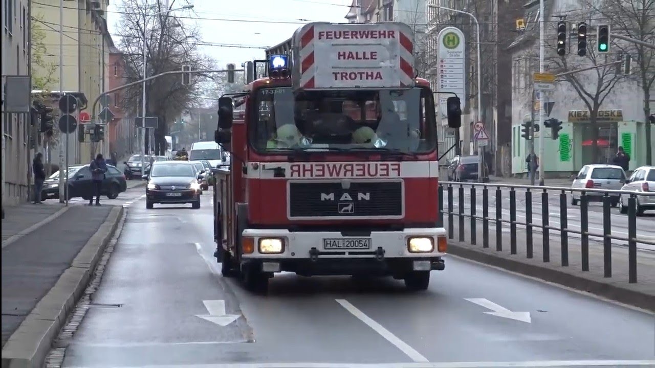 Einsatzfahrten alte DLK 23/12 (a.D.) FF Halle-Trotha