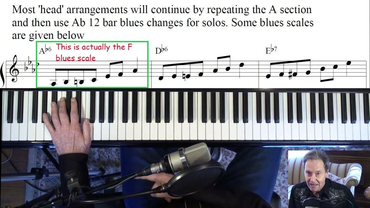 In The Mood for some blues in A♭ 🎹