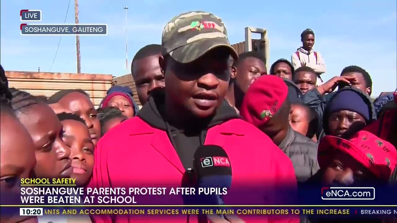 Soshanguve parents protest after pupils were beaten at school