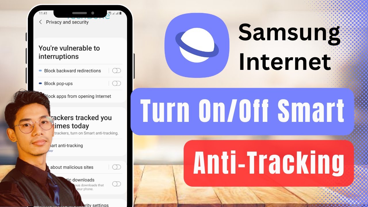 How to Turn On /Off Smart Anti-Tracking in Samsung Internet Browser On Android?