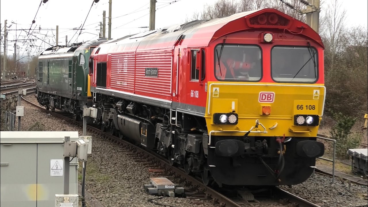 Fantastic Morning at Warrington Bank Quay Rail Operations Group 93006 on Test for DB Cargo 10/2/26 