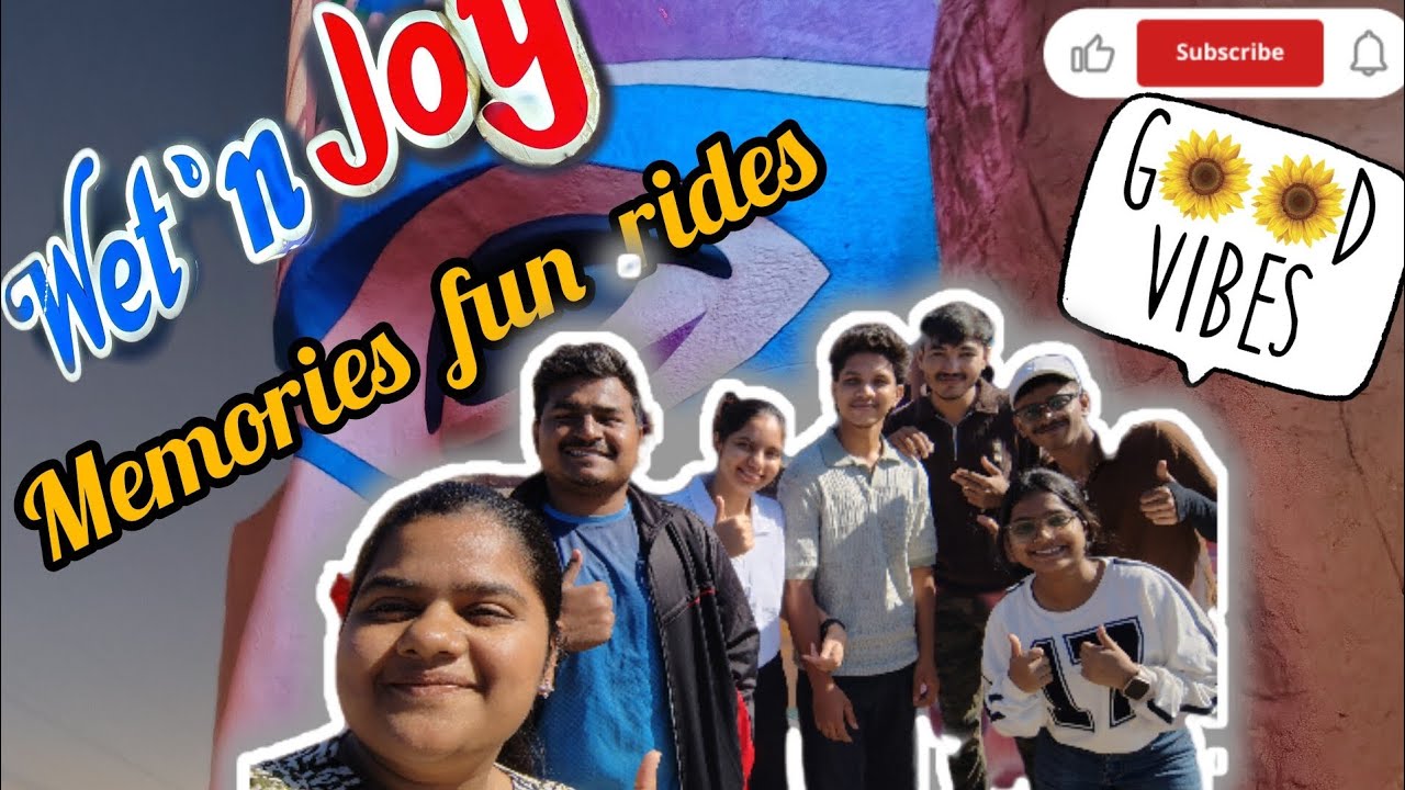 Wet'n joy trip | fun at waterpark & amusement park| fun trip 🎉🥳🥳