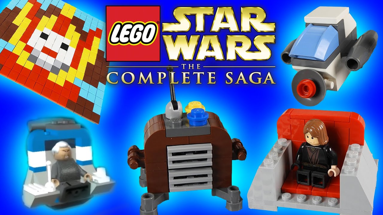 Another 12 DIY Lego Star Wars The Complete Saga Builds