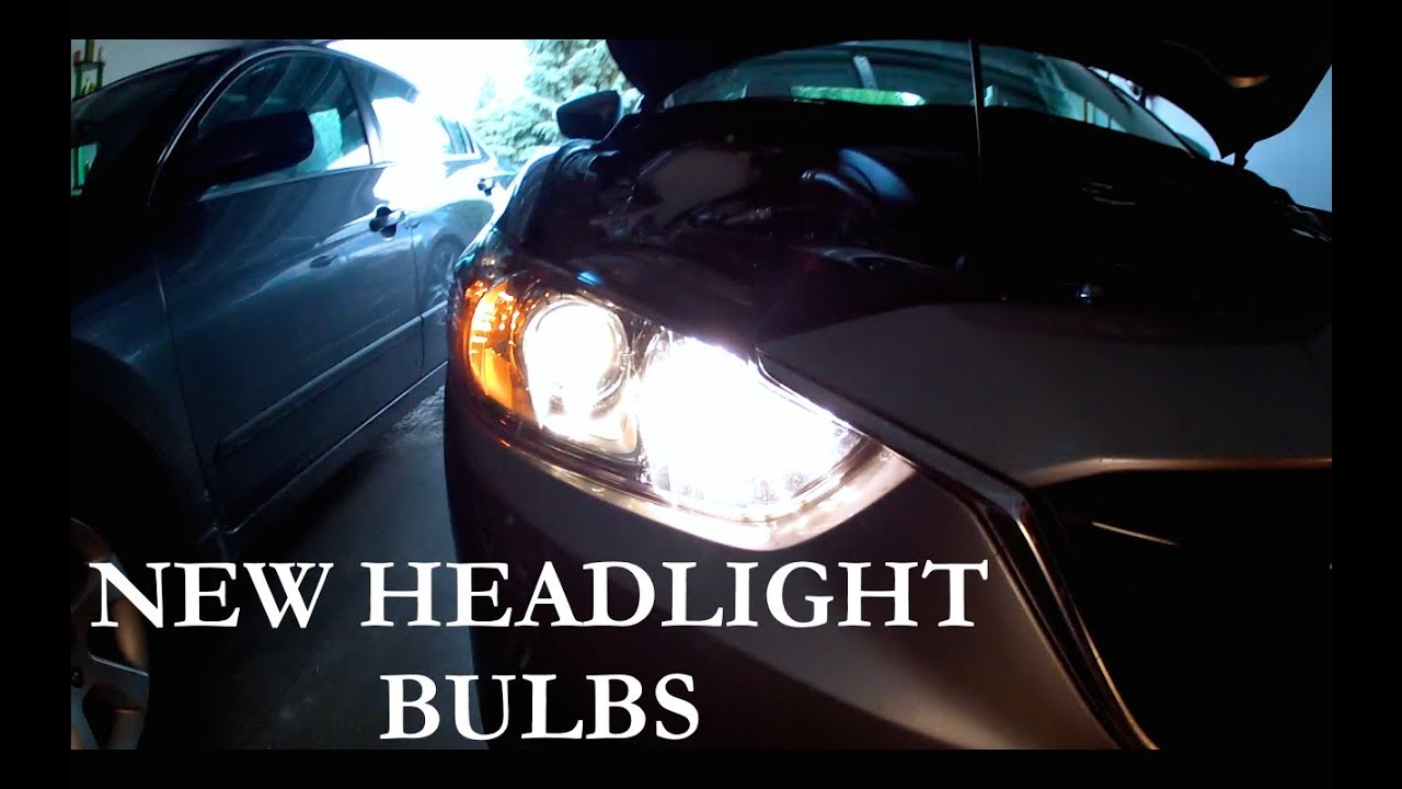 2014 Mazda 6 Headlight Bulb Installation