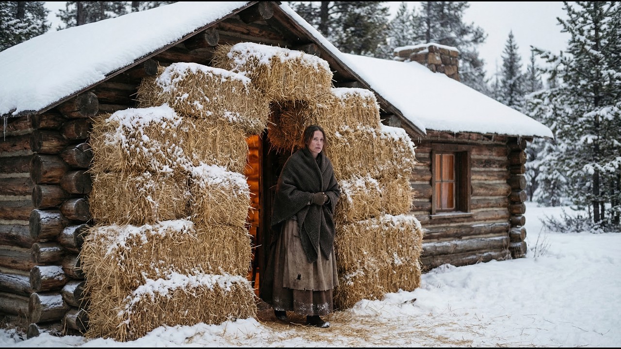 Her Cabin Had No Door — Until Neighbors Found the Entrance Buried Under Straw Bales