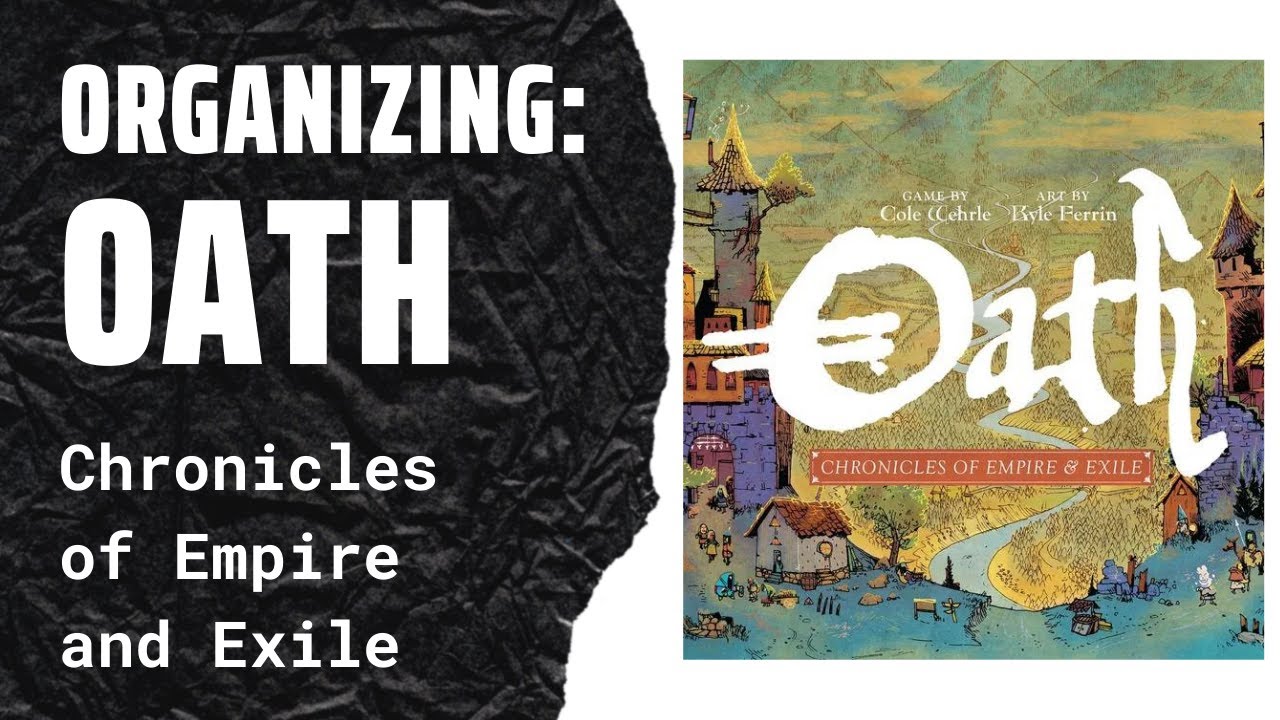 Organizing Oath: Chronicles of Empire and Exile (полностью в обложке с улучшенными компонентами) ...