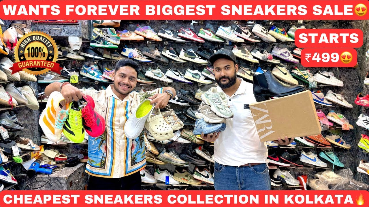 Imported Shoes In Kolkata | Kolkata Shoes Market | Cheapest Shoes In Kolkata | Biggest Shoes Sale😍