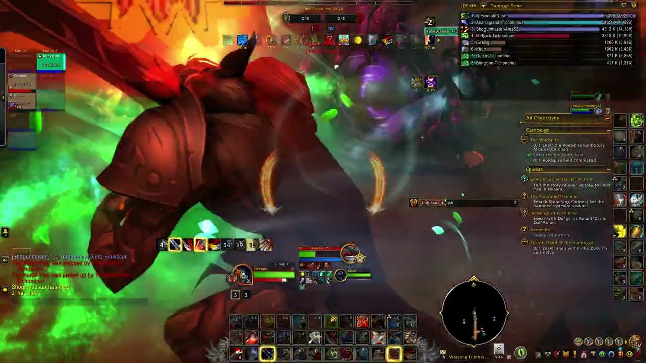 WoW Midnight 12.0.1 colossus arms warrior pvp Warsong Gulch Battleground Blitz