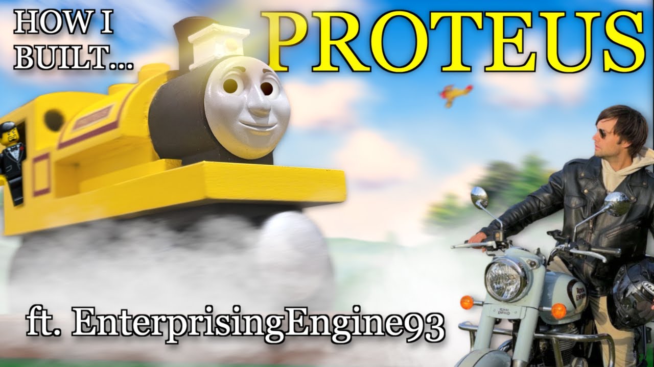 How I built a large scale Wooden Railway Proteus! | ft. EnterprisingEngine93
