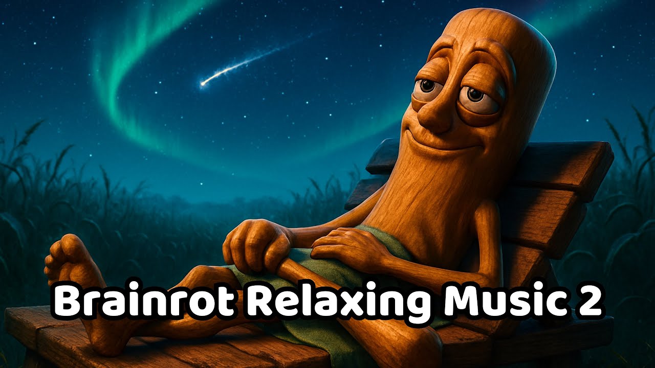 Relaxing Brainrot Music | Unwind on a Cornfield Bench!