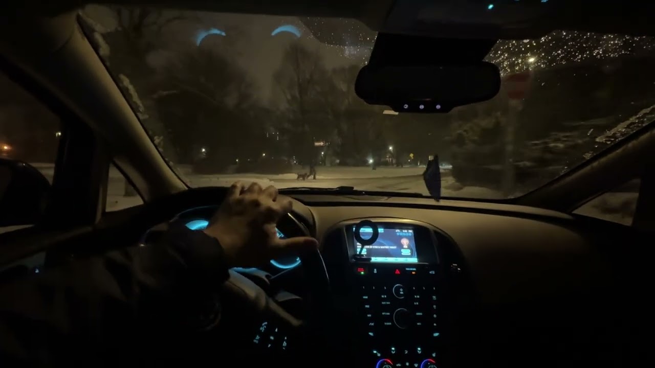 driving on a snowy day | Toronto
