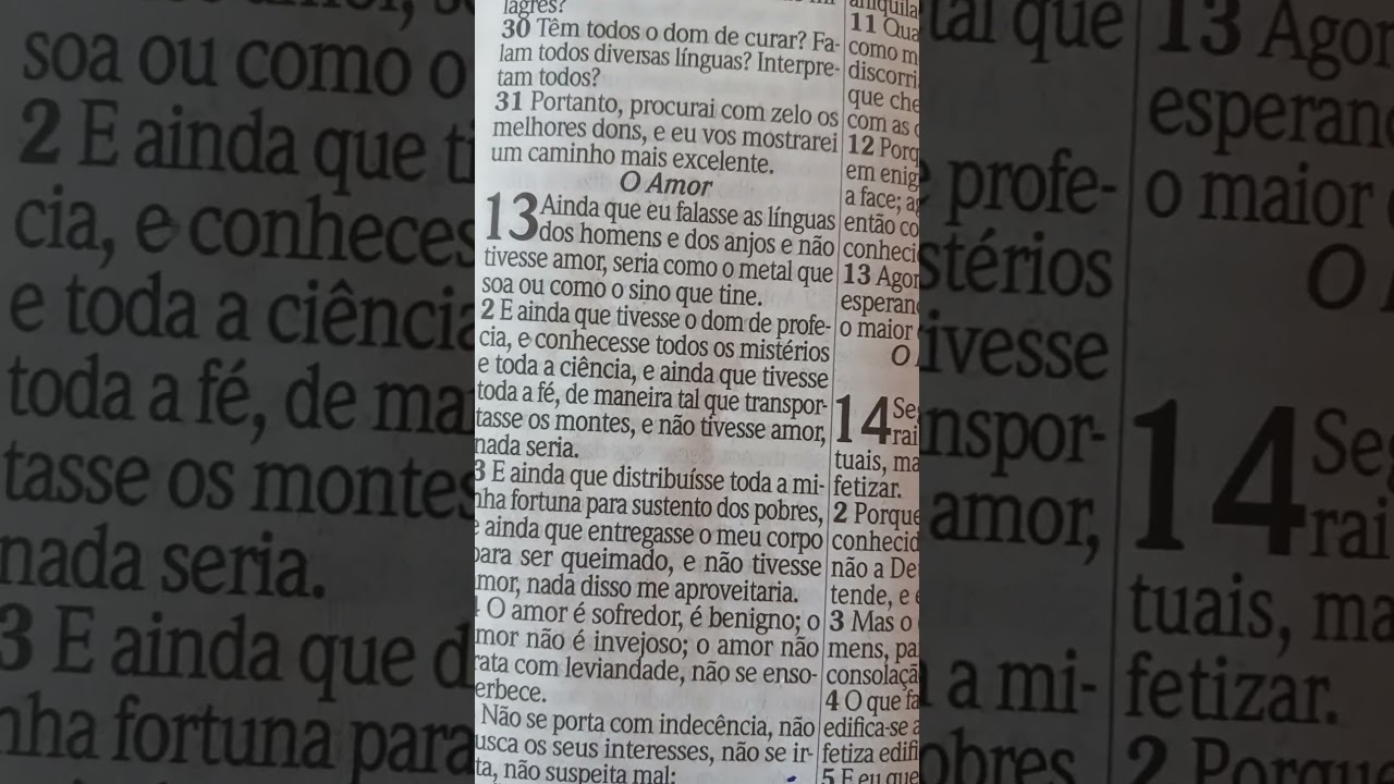 Corintios 13# verso 1ao 5# 