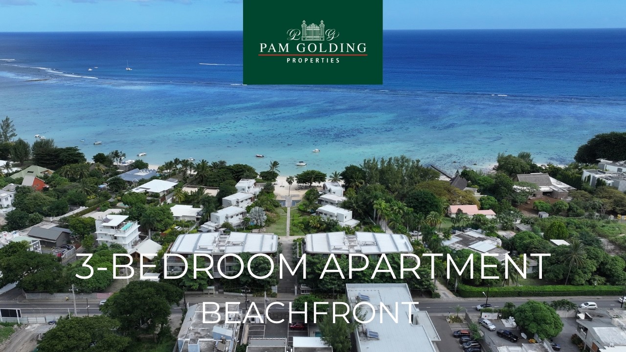3-Bedroom Ensuite Beachfront Apartment with Direct Sea Access – Manta Cove, Tamarin