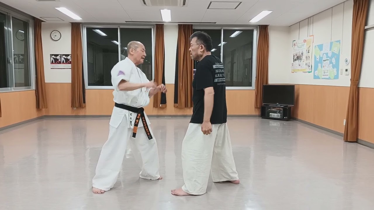 K七段と約束組手をするわし…③