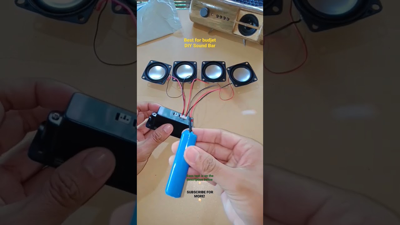 Soundbar amplifier testing (53m views) Go to my watch page video to see my Bluetooth Speaker Build