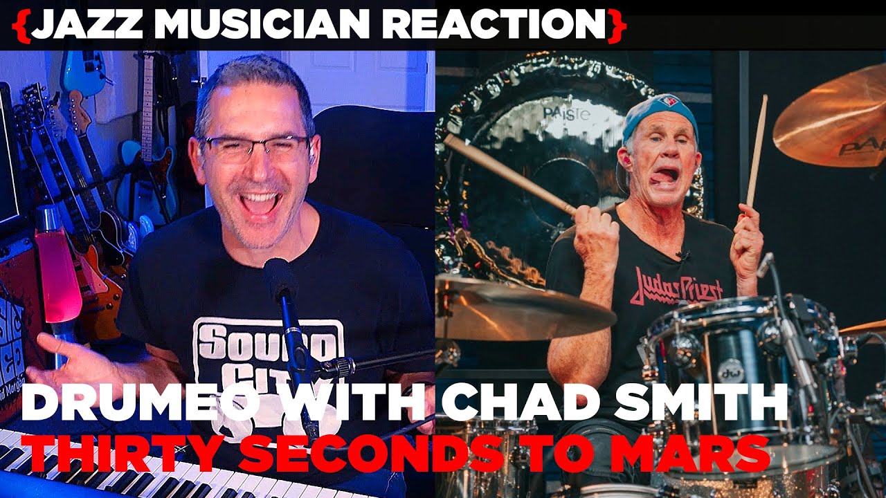 Jazz Musician REACTS | Chad Smith Plays Thirty Seconds To Mars 