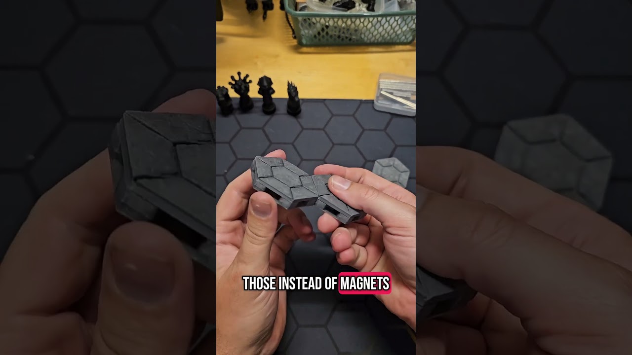 Вы просили шестиугольные плитки&hellip; Теперь они здесь! #ModularTerrain #3DPrinted #dnd
