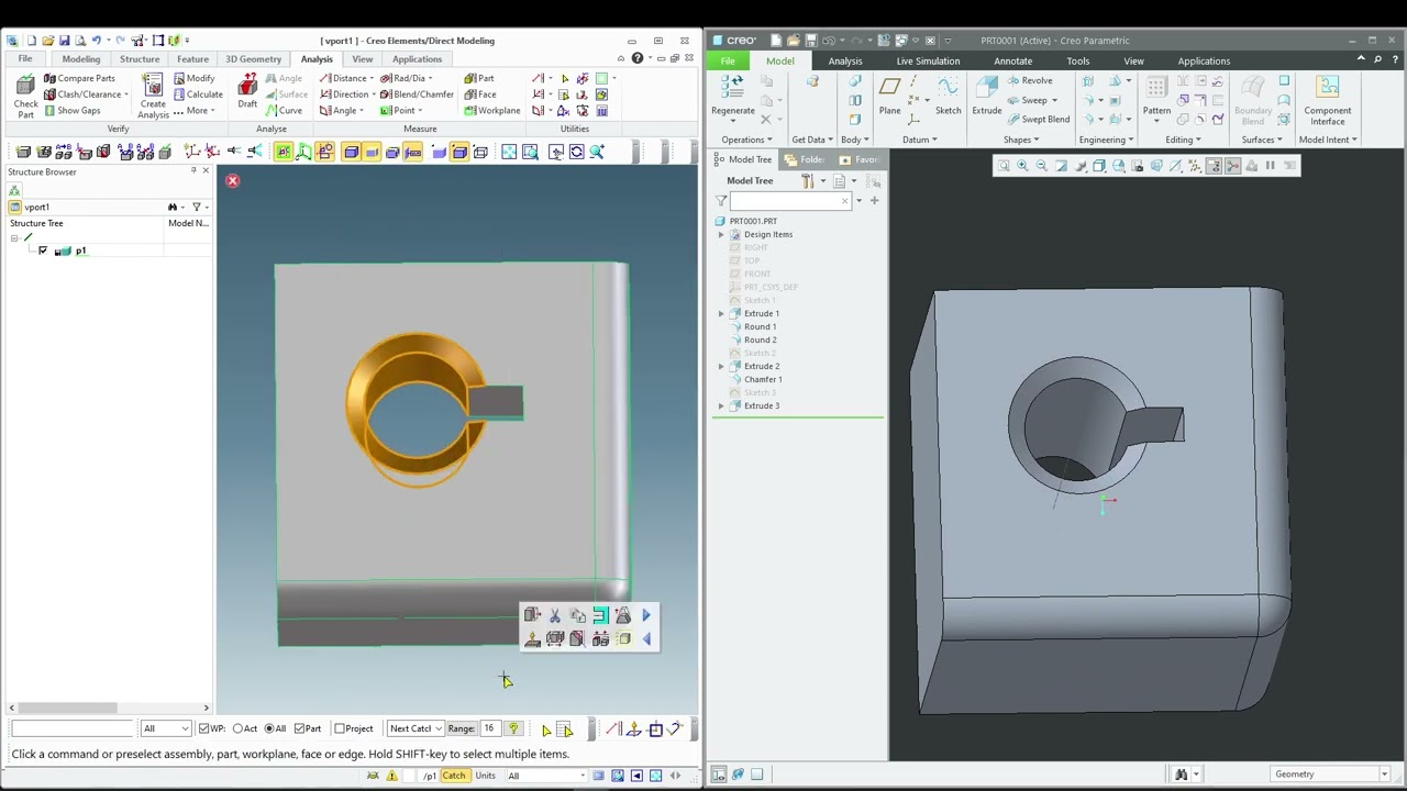 PTC Creo Parametric vs. Creo Elements/Direct