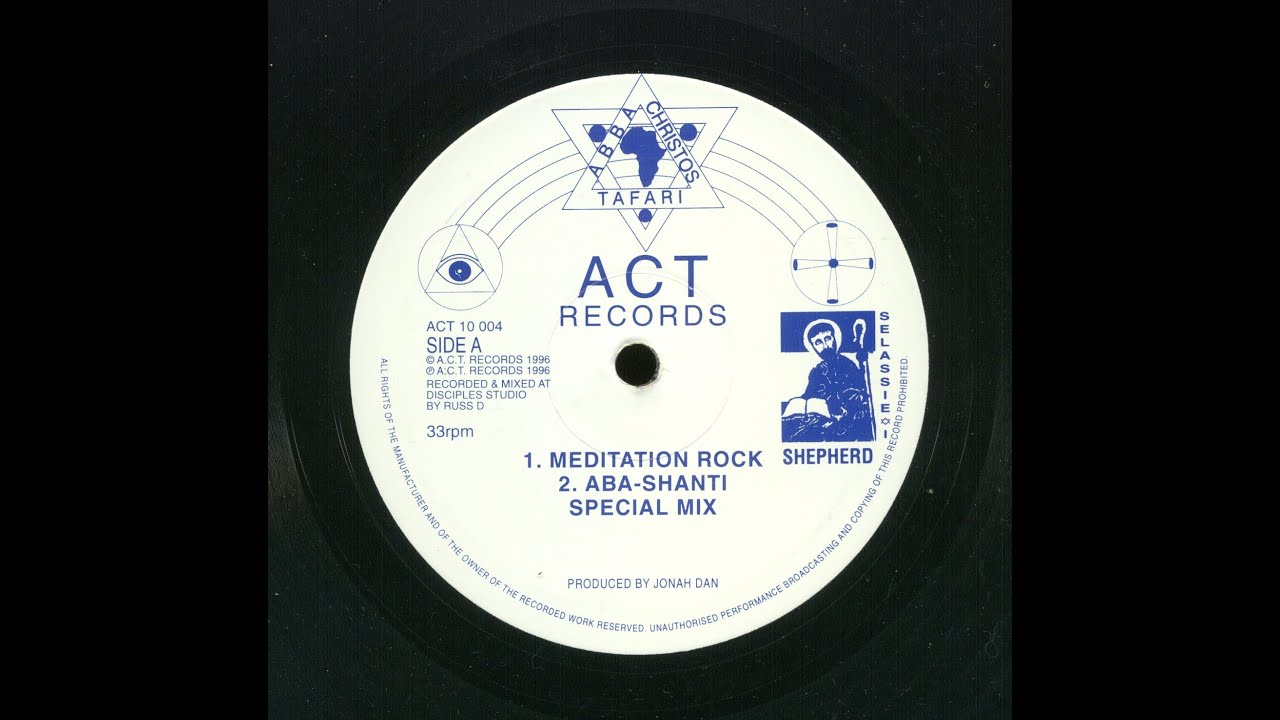 Jonah Dan - Meditation Rock & Versions - Abba Christos Tafari Records - 1996