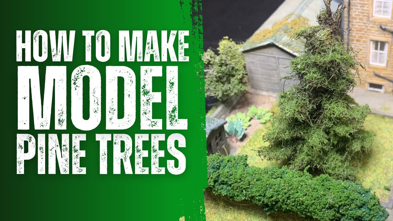 How to make Realistic Pine Trees for model railways!