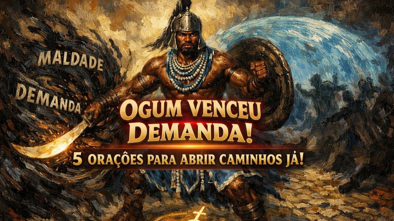 A ESPADA DE AÇO: 5 Orações de Ogum para Quebrar Demandas e Abrir Seus Caminhos Hoje! ⚔️🔥