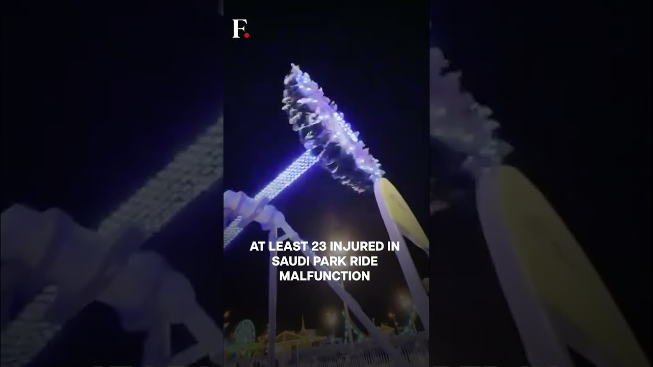 Saudi Arabia: Park Swing Snaps Mid-Air; At Least 23 Injured | Subscribe to Firstpost | N18G
