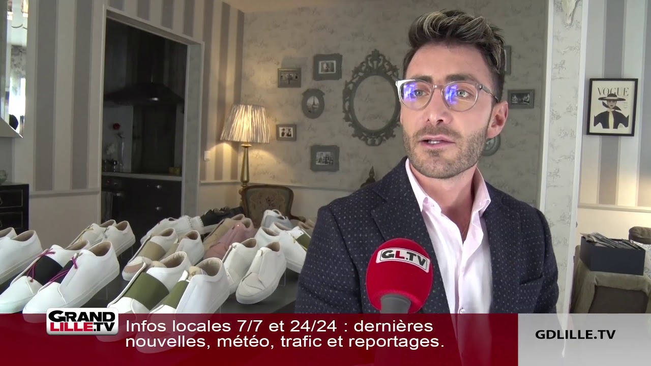 Daniel Essa, réfugié syrien à Lille, vend ses chaussures de luxe aux stars américaines