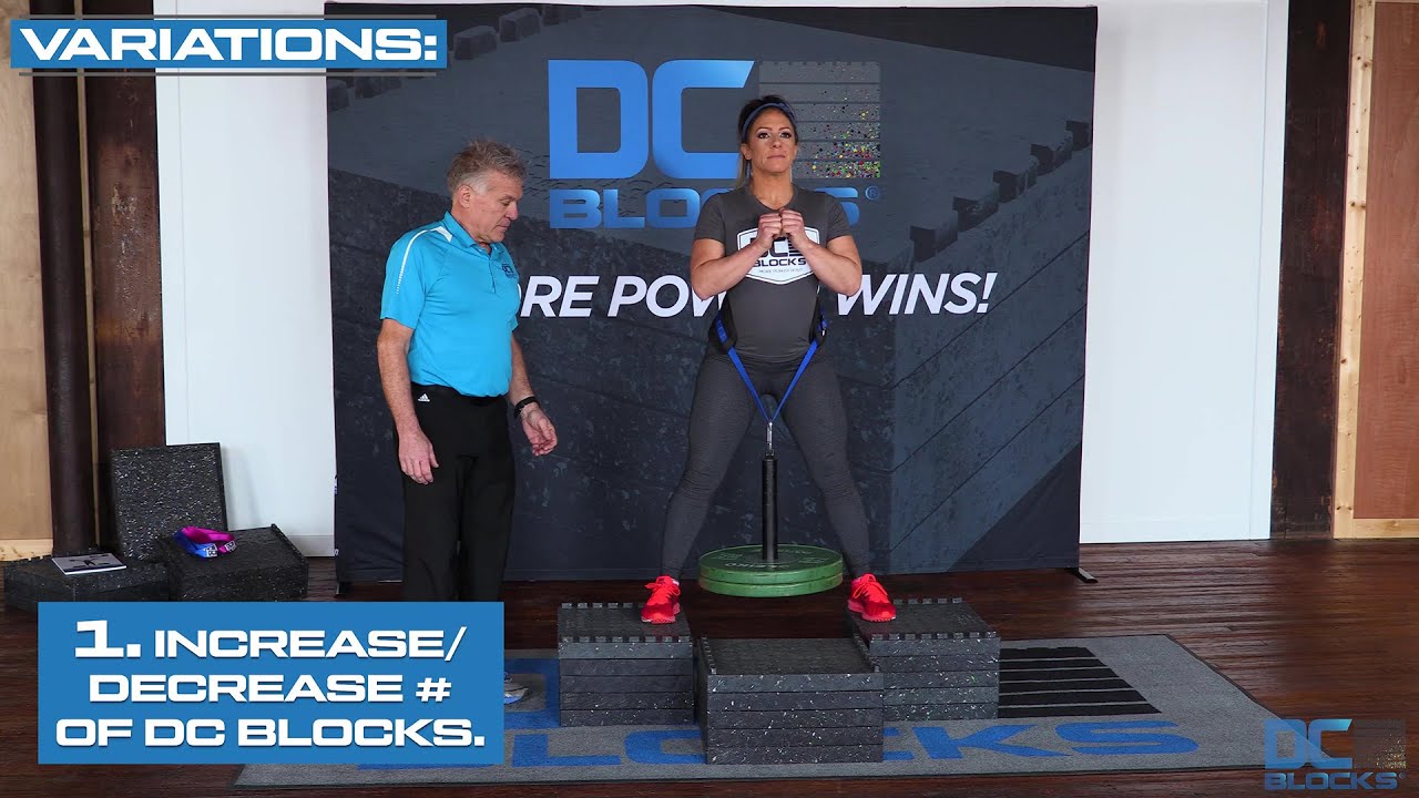 Belt Squats using DC Blocks