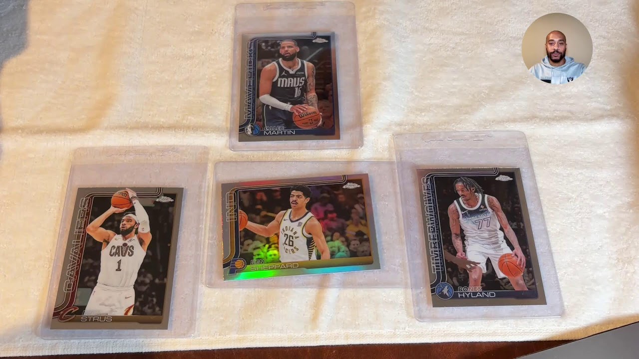 NBA TOPPS CHROME PACK REVEAL! LAL VS CAVS