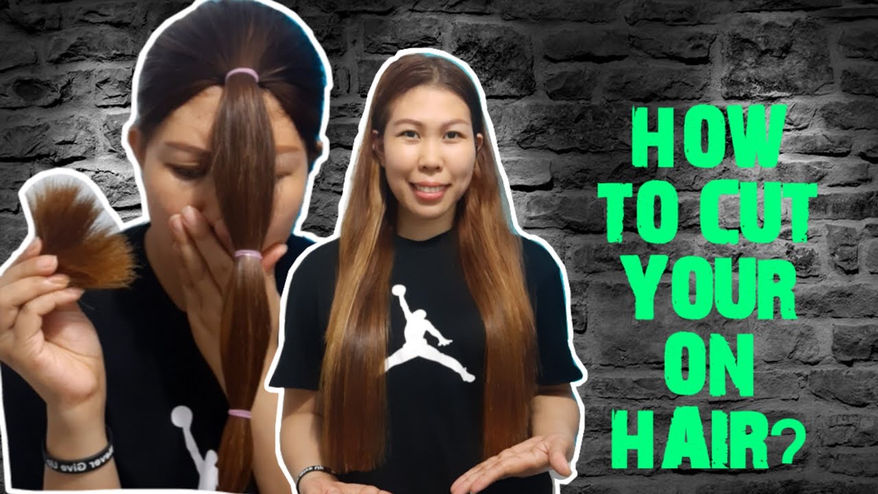 PAANO MAG CUT NG SARILING BUHOK!!! easy tutorial