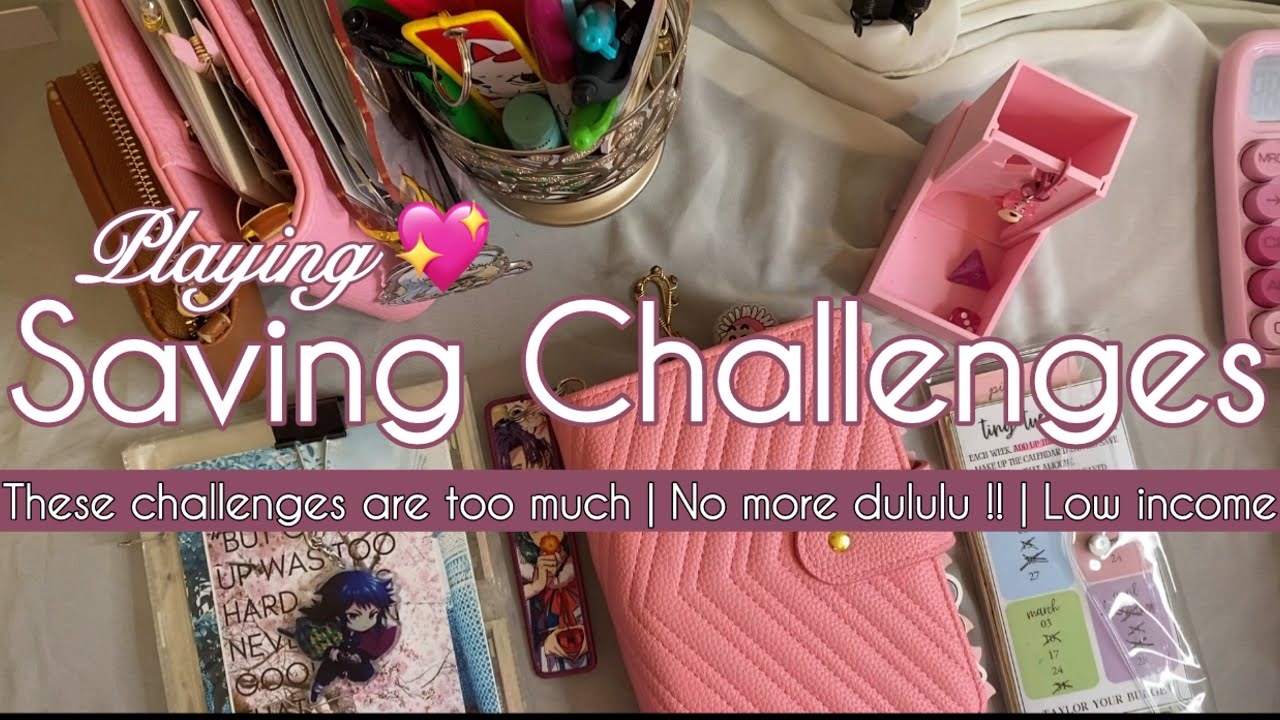 Playing Saving challenges | Low Income $53 | Starting more manageable challenges 