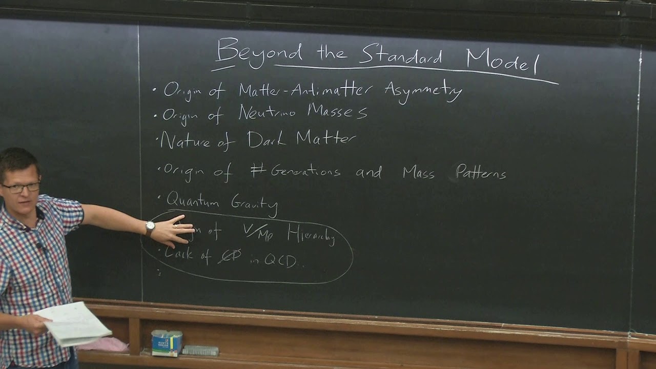 Beyond the Standard Model - Lecture 1