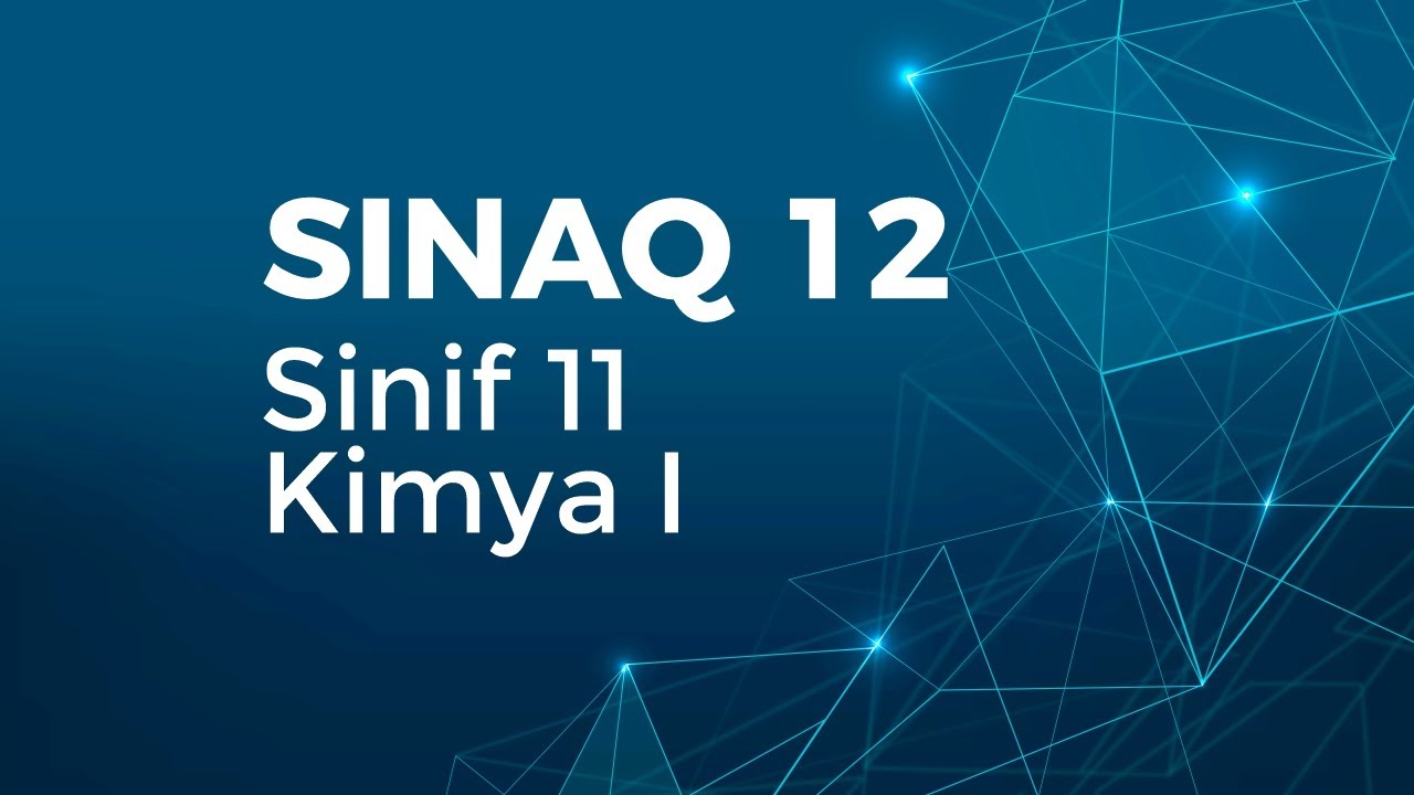 Kimya I 11-ci sinif  Güvən Sınaq 12 Qrup fənləri üzrə