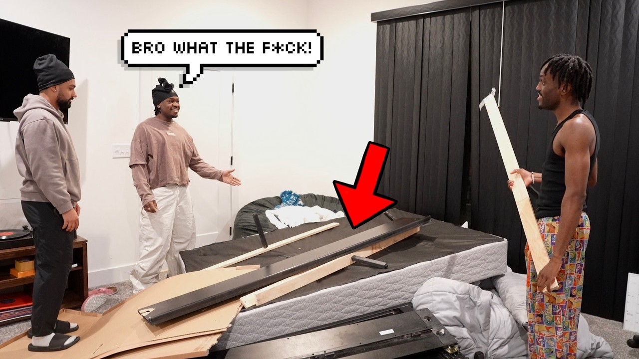 I Destroyed His Room!