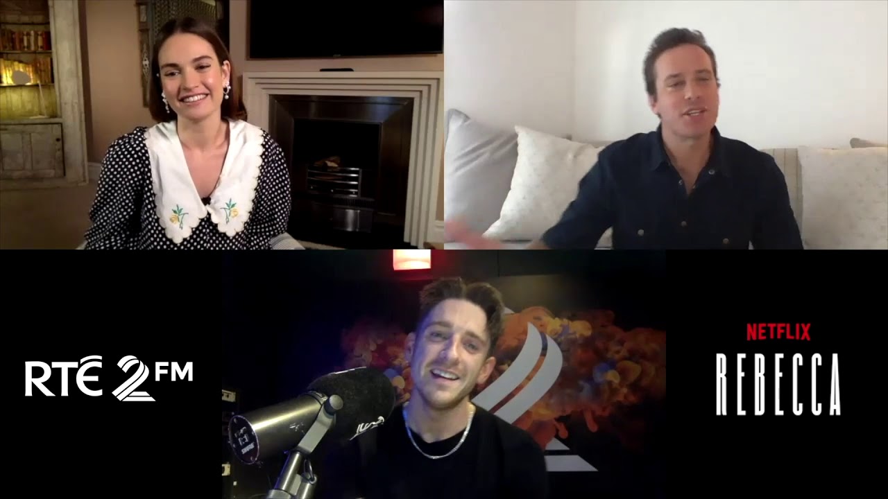 Lily James and Armie Hammer Talk Rebecca