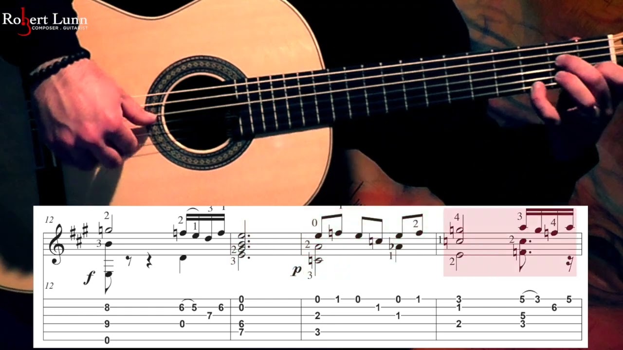 ROMANCE DE LOS PINOS - Federico Moreno Torroba - Sheet Music/TAB - Classical Guitar