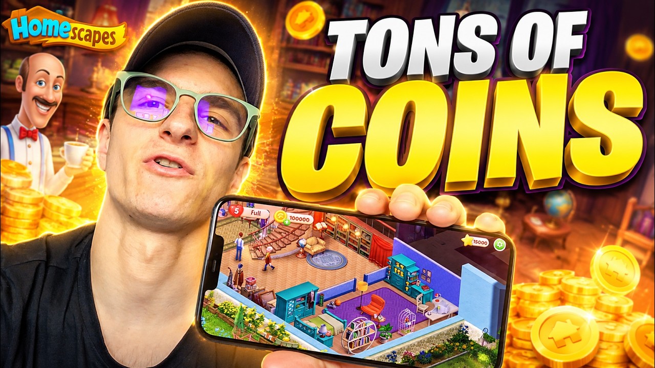 Homescapes Free Coins - Homescapes Unlimited Coins (iOS Android) 2026 Tutorial
