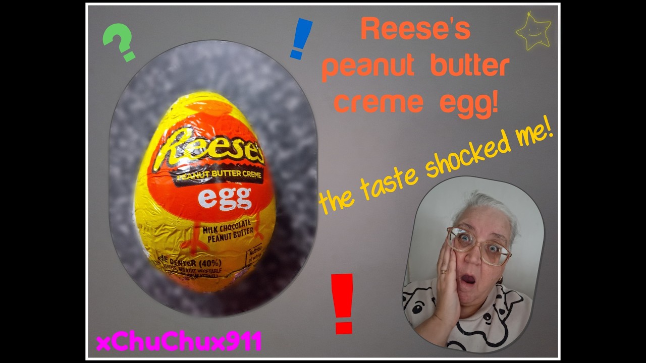 Chus' Review - Reece's Peanut Butter Egg. SHOCKLINGLY predictable TASTE! x