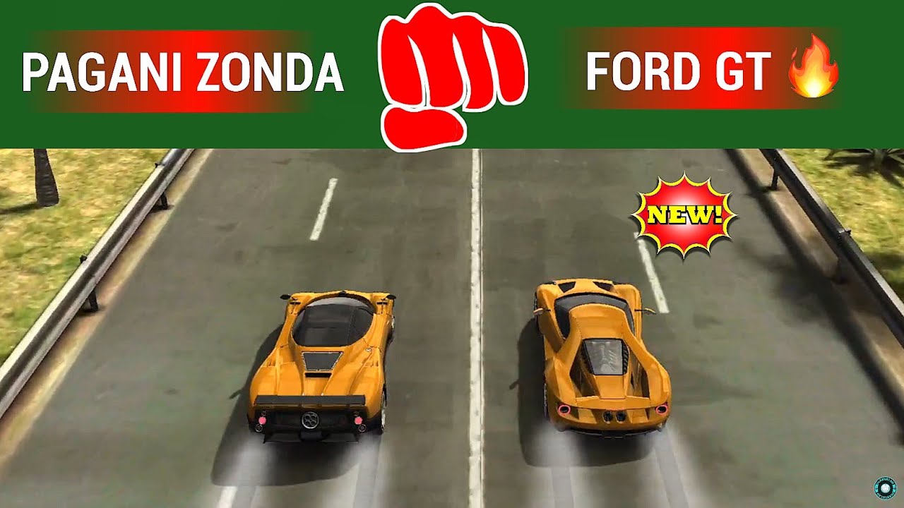 Traffic Racer - New Car Ford GT vs. Pagani Zonda Speed Battle 2026 | Speed Test | Official Gameplay 