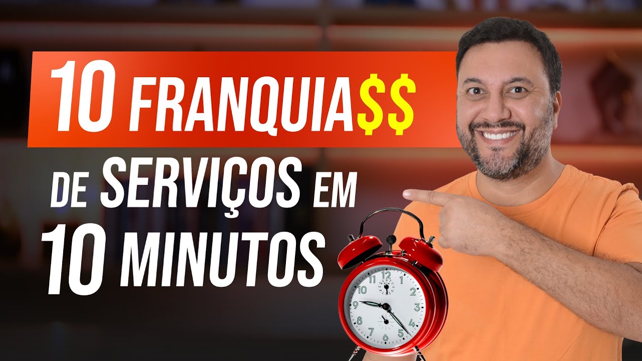 Franquias de Serviços PARA FATURAR ALTO ATÉ SOZINHO