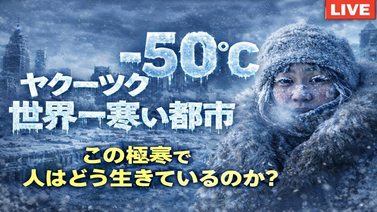−50℃でも人は暮らせるのか？極寒都市ヤクーツクのリアル#ロシア#ヤクーツク#世界一寒い街