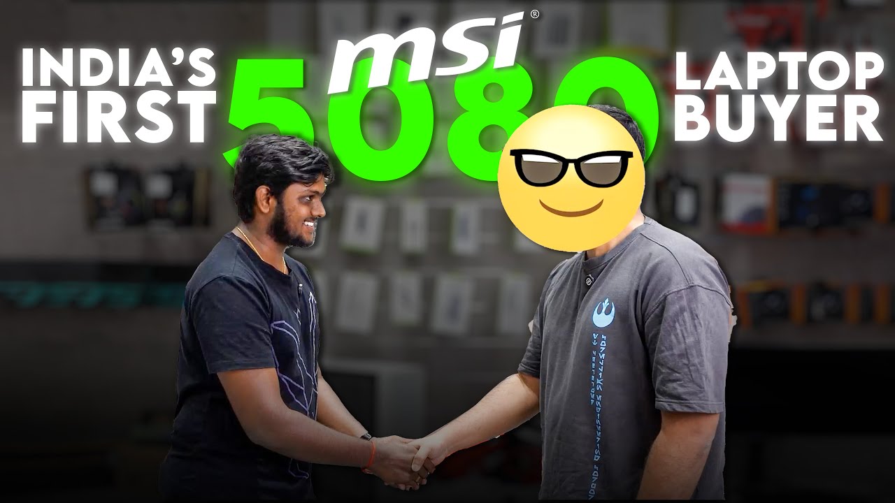 India&rsquo;s First MSI 5080 Laptop &ndash; Delivered by Vishal Peripherals
