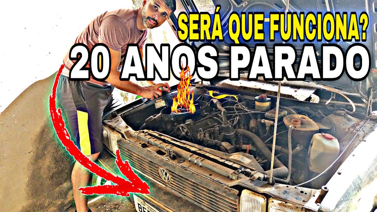 20 anos parado!! Será que vai funcionar?? O resgate do Santana GLS do ano de 1989 | do lixo ao luxo