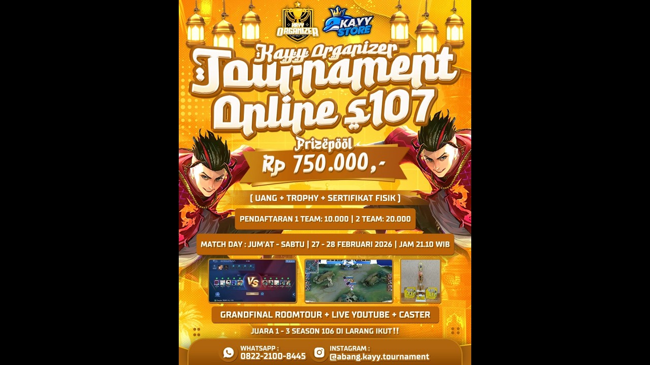 GRAND FINAL & BRONZE MATCH TOURNAMENT KAYY ORGANIZER S107