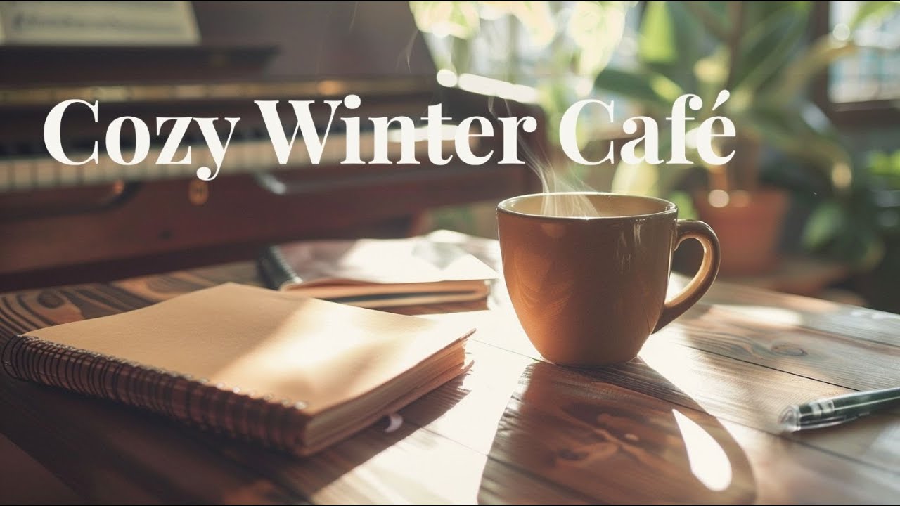 Cozy Winter Café ☕ Calm Jazz & Piano for Relaxing Evenings