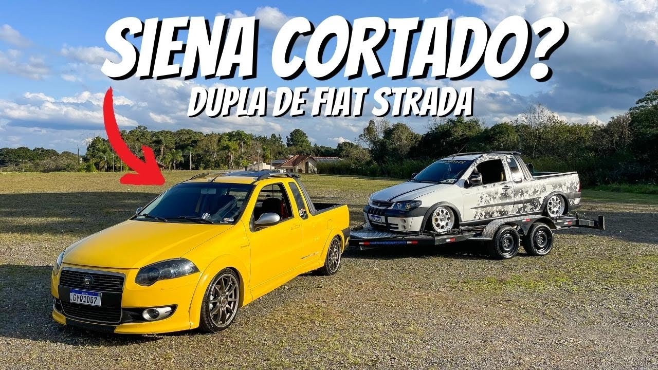 CORTOU UM SIENA E FEZ PICKUP? LOUCO POR FIAT STRADA TEM 2 INCRÍVEIS