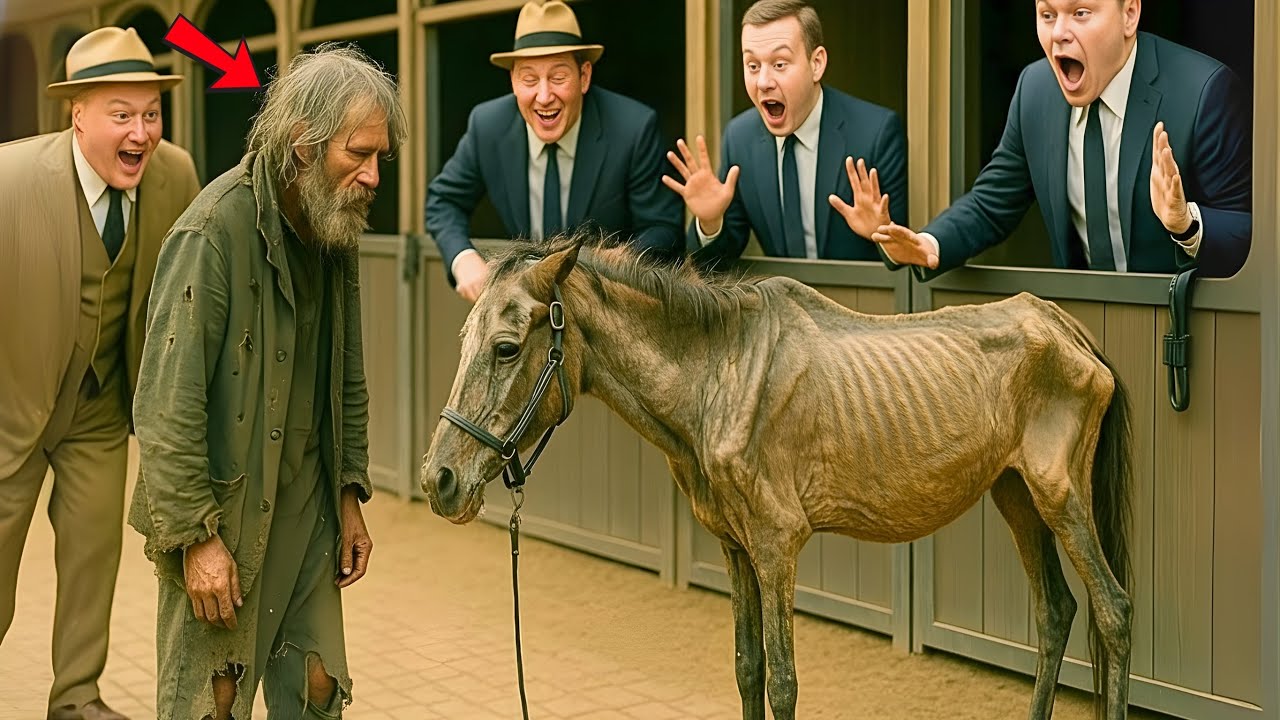 UM MILIONÁRIO DEU UM CAVALO INÚTIL A UM MENDIGO COMO BRINCADEIRA... MAS SE ARREPENDEU AMARGAMENTE